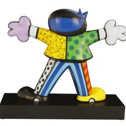 Porzellan Figur 'Hug Boy' von Romero Britto 19x47x54cm