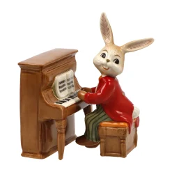 Porzellan Figur 'Kleiner Virtuose' von Goebel 7x9x6cm