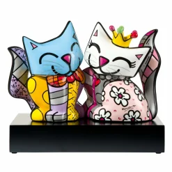 Porzellan Figur 'Lady und Lord Fluff' von Romero Britto 25,5x21,5x13cm