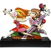 Porzellan Figur 'Love in Colours' von Romero Britto 64,5x56x21cm