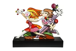 Porzellan Figur 'Love in Colours' von Romero Britto 64,5x56x21cm