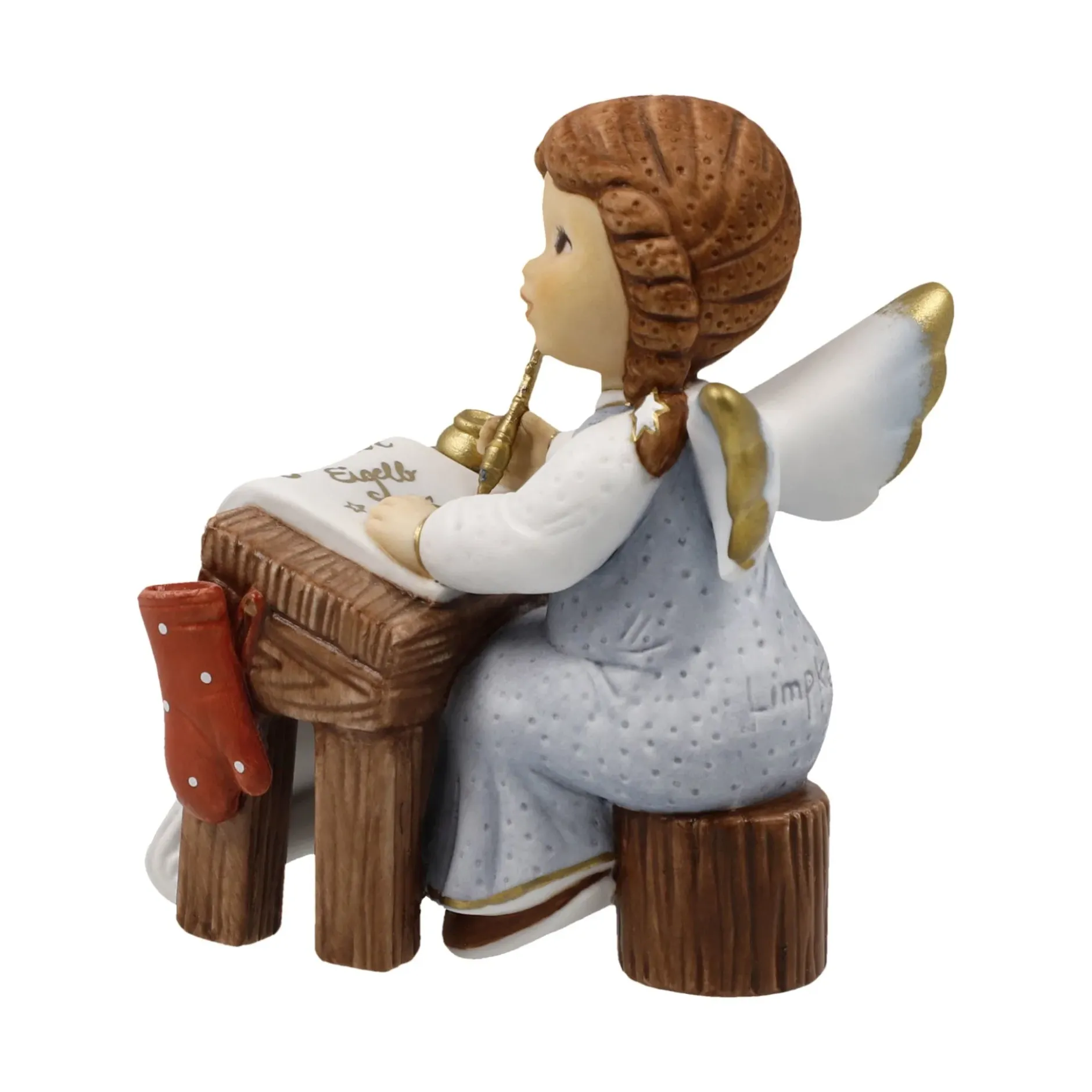 Porzellan Figur 'Meine Lieblingsrezepte' von Julia E. Limpke 7,5x9,5x6cm