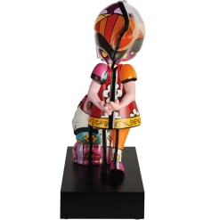 Porzellan Figur 'My Lovely Friend' von Romero Britto 18x47x41,5cm