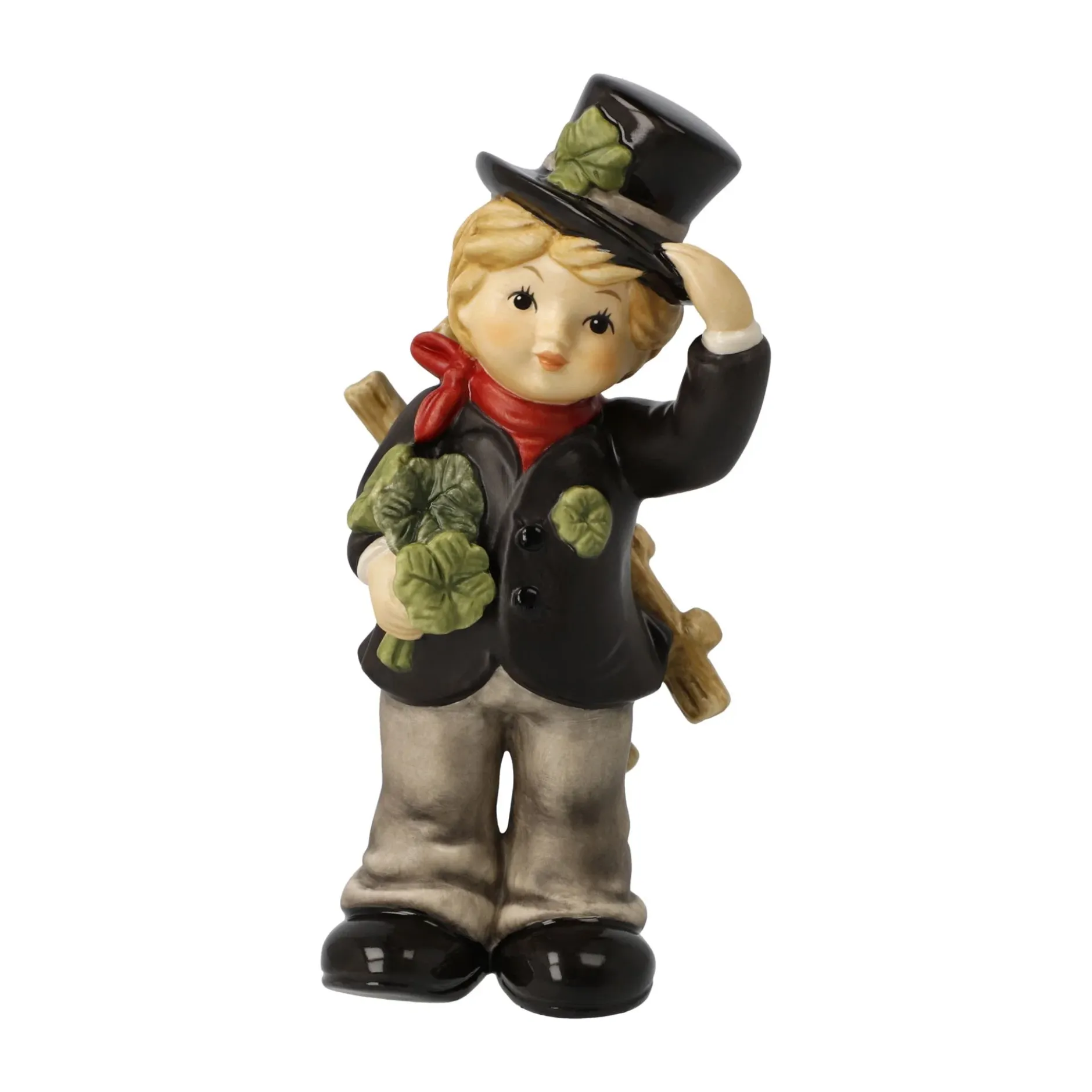 Porzellan Figur 'Neuer Tag, Neues Glück' von Goebel 5x13,5x6,5cm