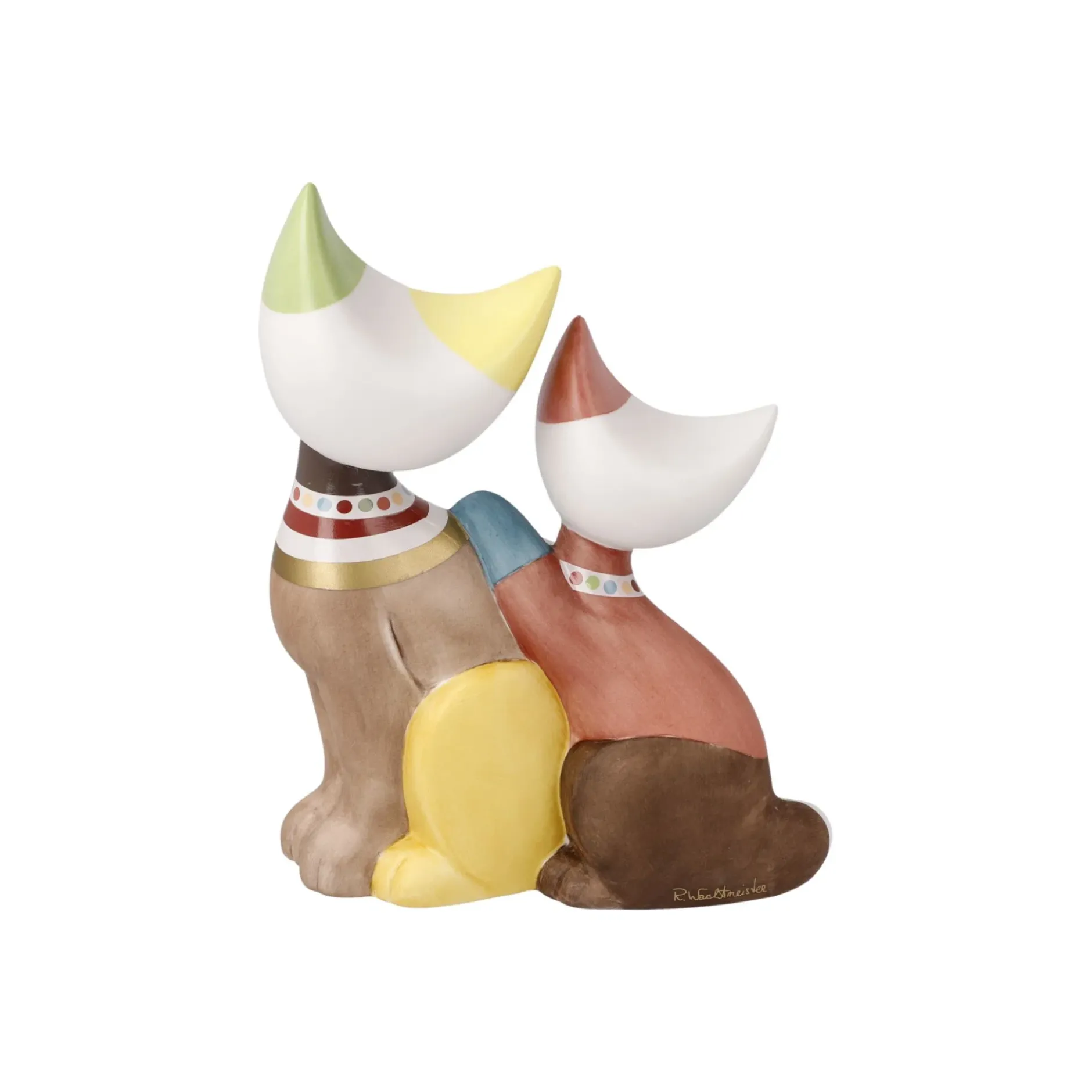 Porzellan Figur 'Noemi e Taddeo' von Rosina Wachtmeister 7,5x16,5x12,5cm