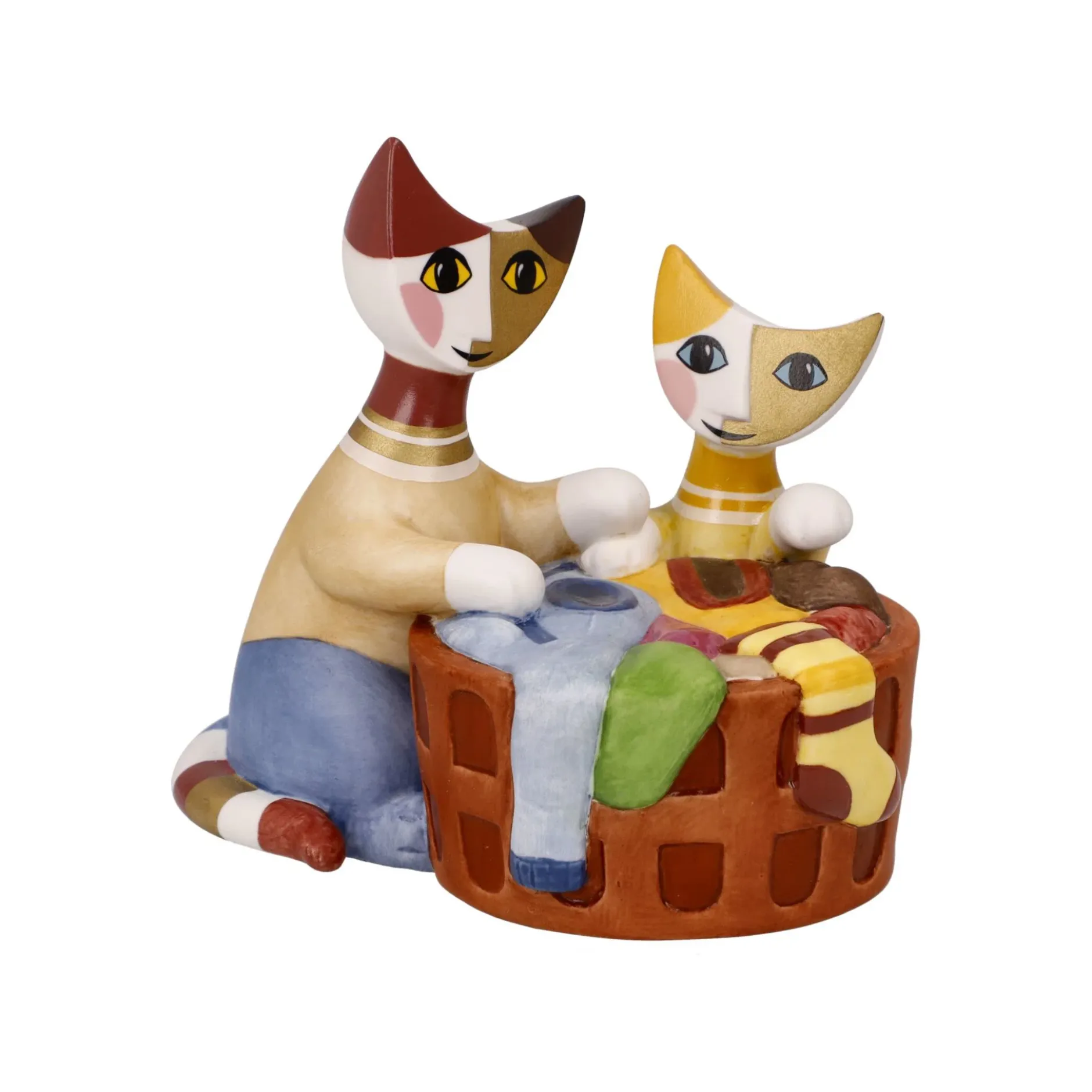 Porzellan Figur 'Piccoli Aiutanti' von Rosina Wachtmeister 10x10x11cm