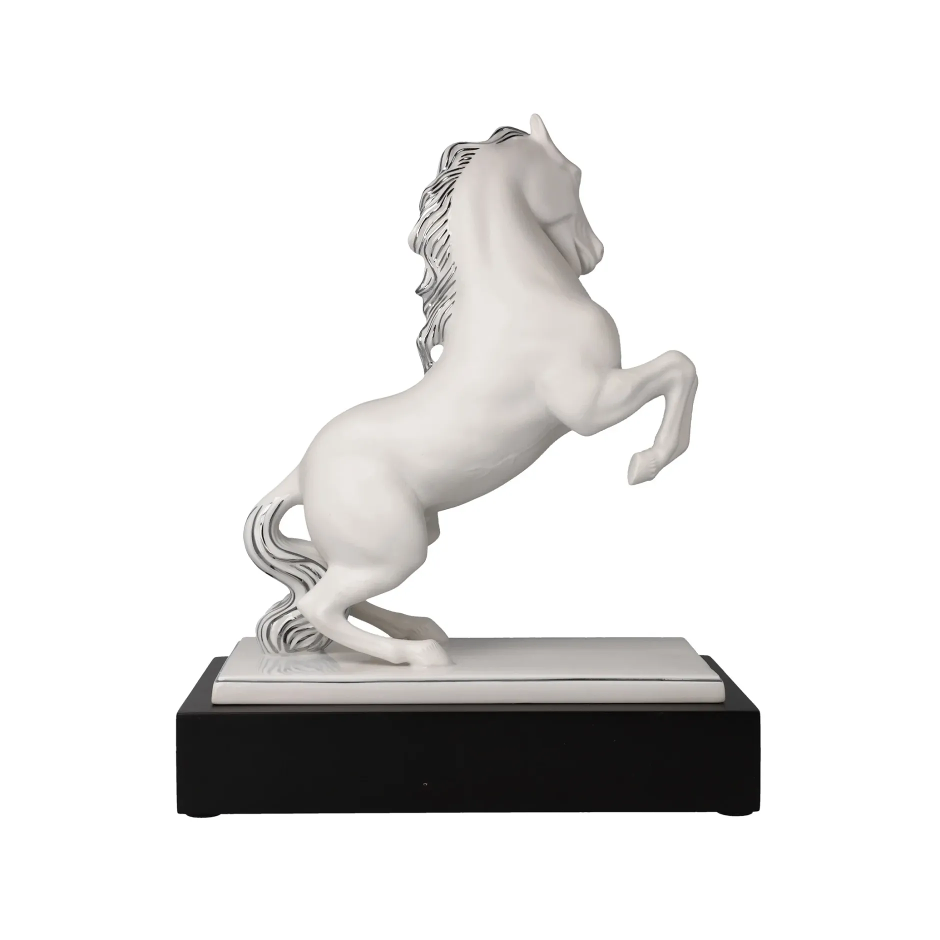Porzellan Figur 'Rising Horse 2' von Goebel 25x31x14cm