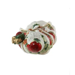 Porzellan Figur 'Santa mit Geschenk' von Goebel 15,5x32,5x17,5cm