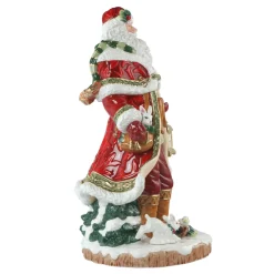 Porzellan Figur 'Santa mit Laterne' von Goebel 25,5x49x26cm