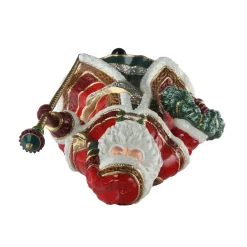 Porzellan Figur 'Santa with Wreath' von Goebel 19x33x24cm