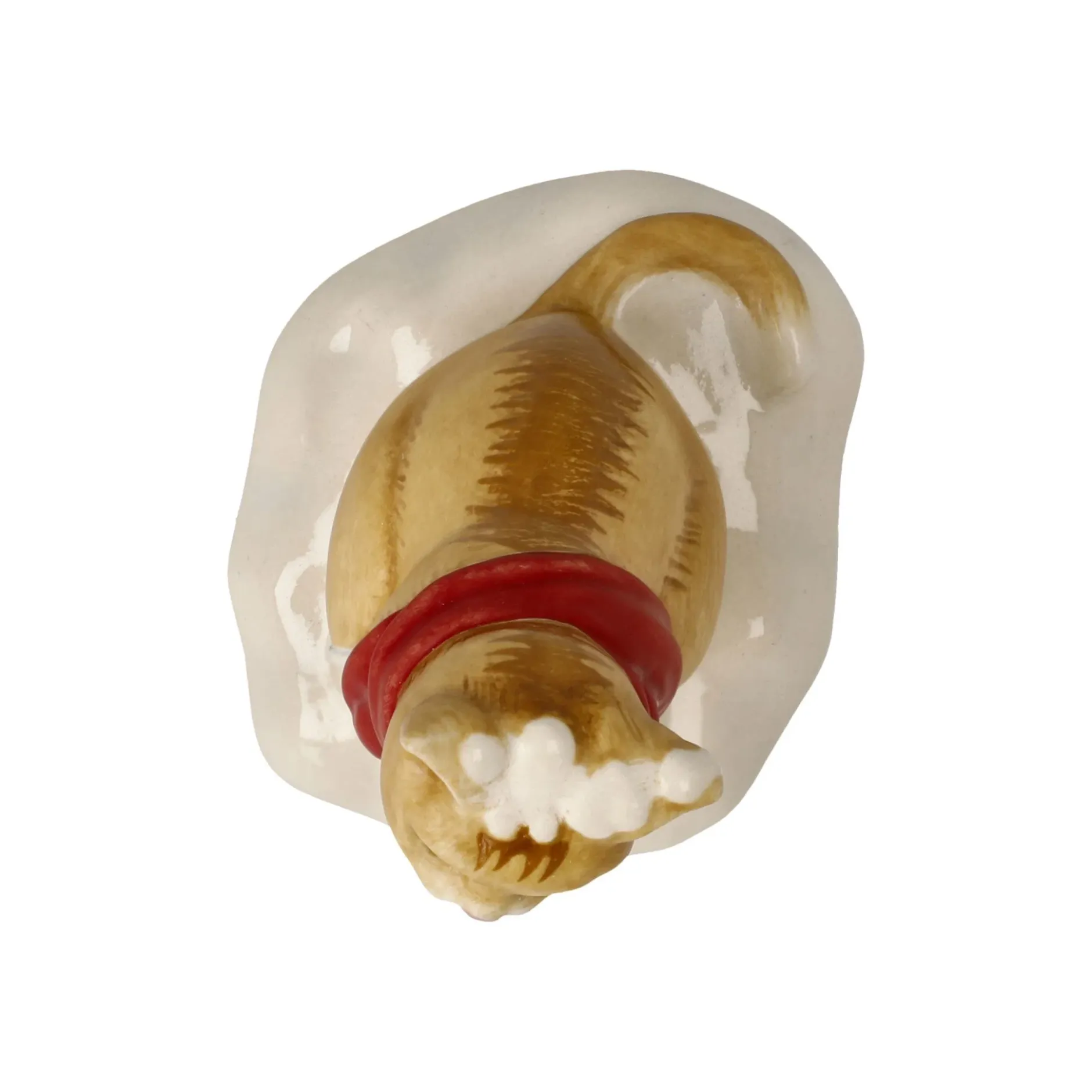 Porzellan Figur 'Schneeballschlacht' von Goebel 6x7x5cm