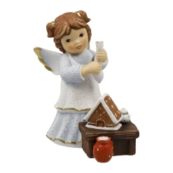 Porzellan Figur 'Süßes Knusperhäuschen' von Goebel 8,5x10,5x6cm