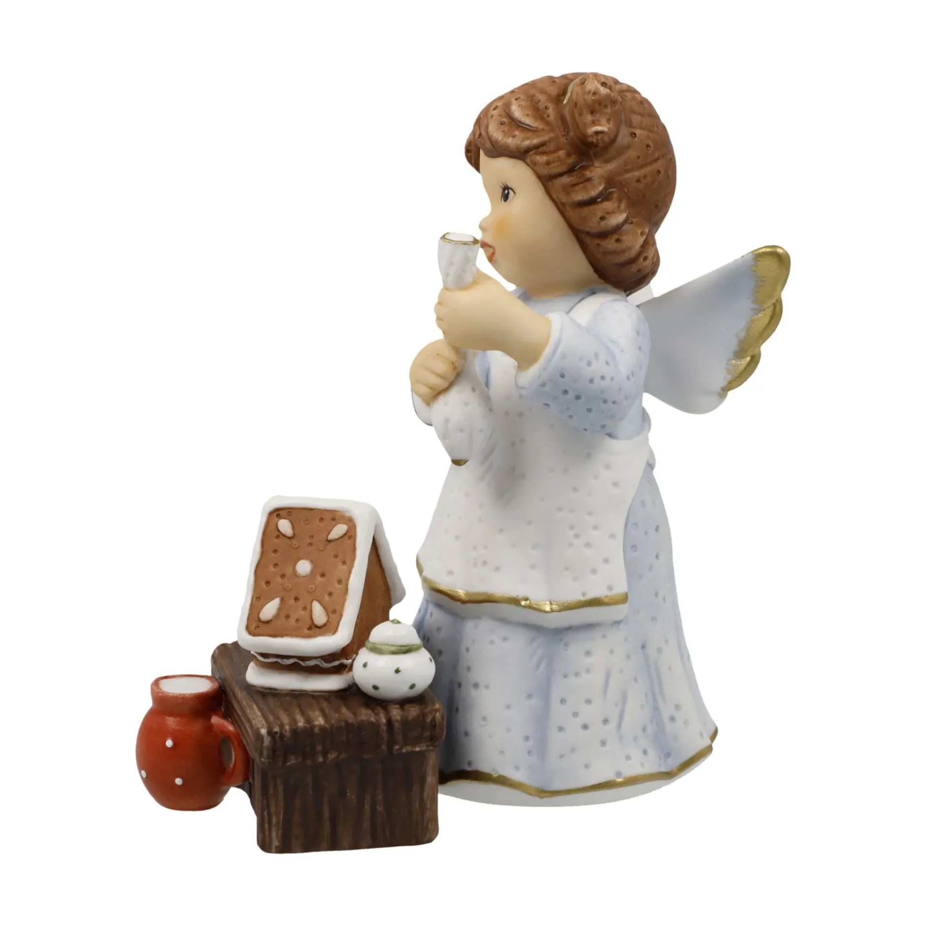 Porzellan Figur 'Süßes Knusperhäuschen' von Goebel 8,5x10,5x6cm