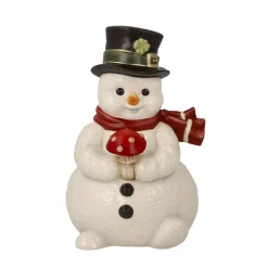 Porzellan Figur 'Snowman Guardian' von Goebel 8x12,5x8cm