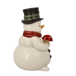 Porzellan Figur 'Snowman Guardian' von Goebel 8x12,5x8cm