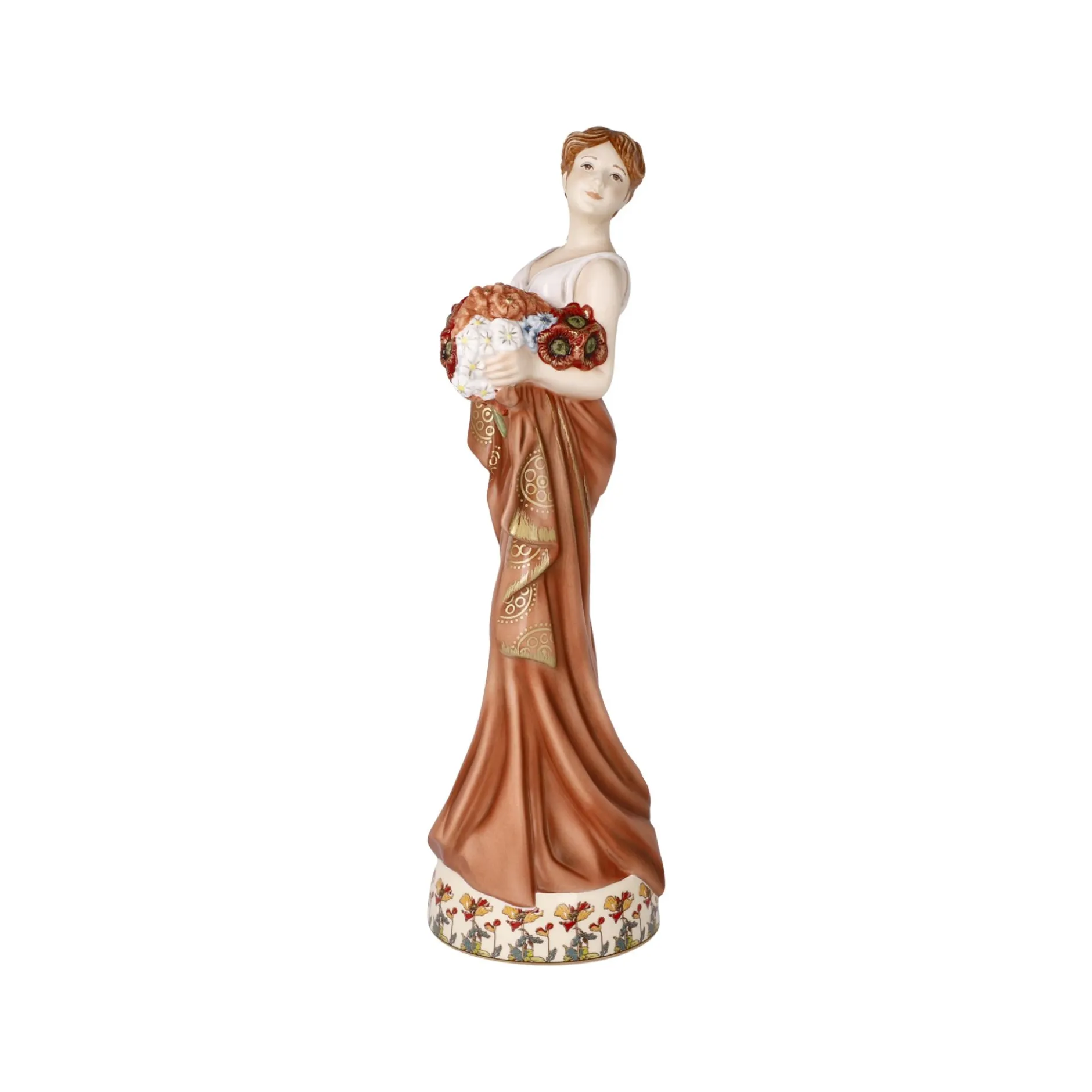Porzellan Figur 'Sommer' von Alphonse Mucha 10x32x12cm