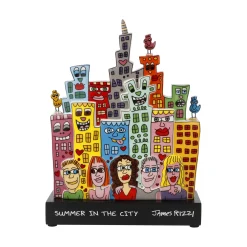 Porzellan Figur 'Summer in the City' von James Rizzi 6x22,5x17cm