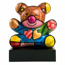 Porzellan Figur 'Teile die Liebe' von Romero Britto 25x30x17cm
