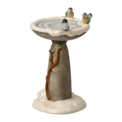 Porzellan Figur 'Winterliches Vogelbad' von Goebel 6x8,5x7cm