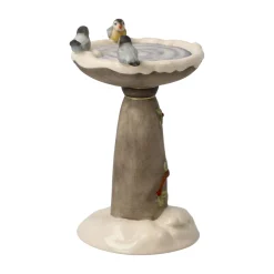 Porzellan Figur 'Winterliches Vogelbad' von Goebel 6x8,5x7cm