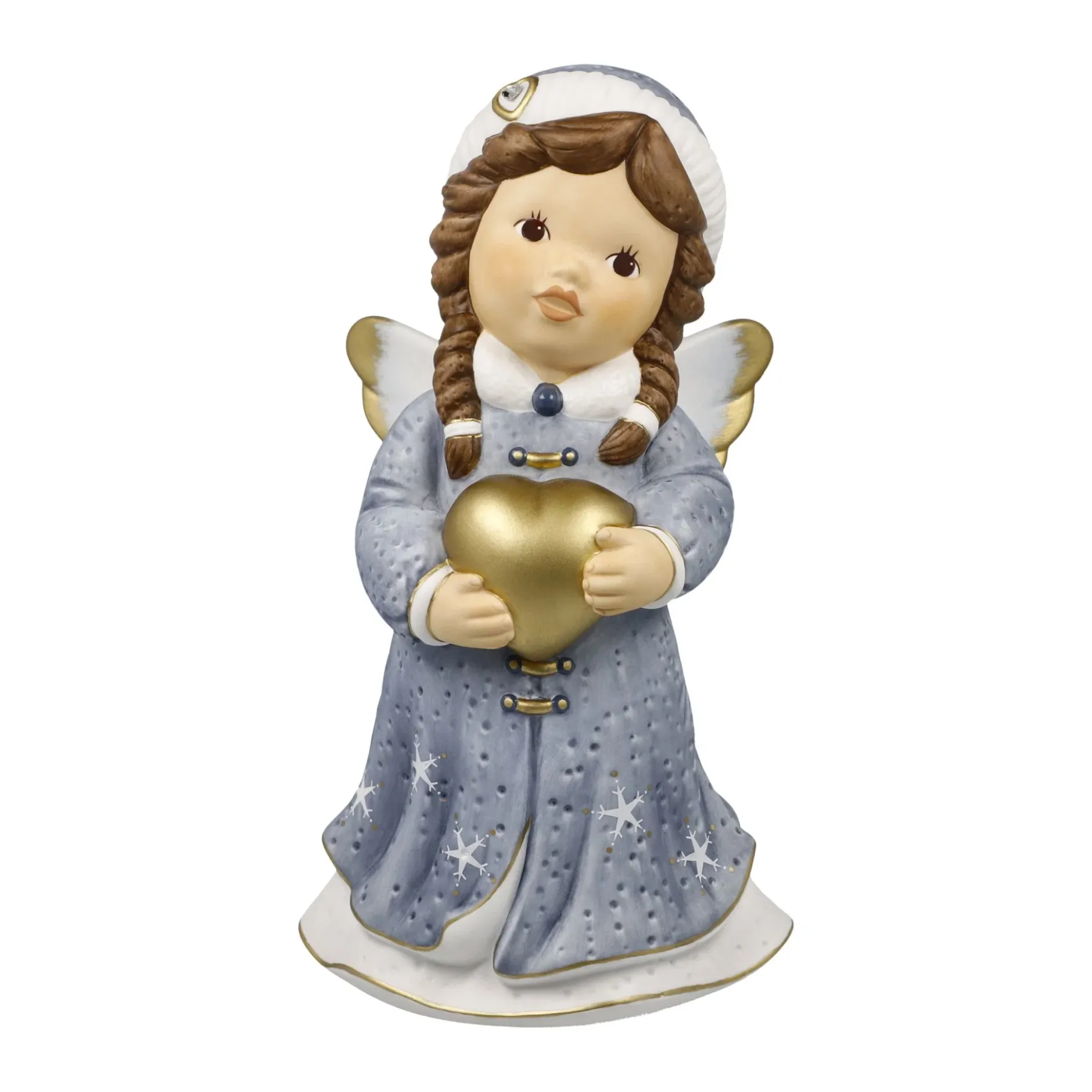 Porzellan Figur 'Winterliebe' von Julia E. Limpke 12,5x25x14cm