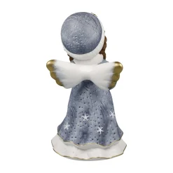 Porzellan Figur 'Winterliebe' von Julia E. Limpke 12,5x25x14cm