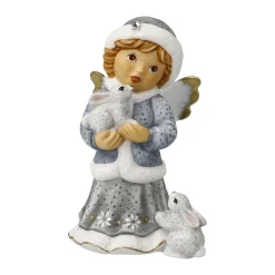 Porzellan Figur 'Winterspaziergang' von Julia E. Limpke 6x10,5x8cm