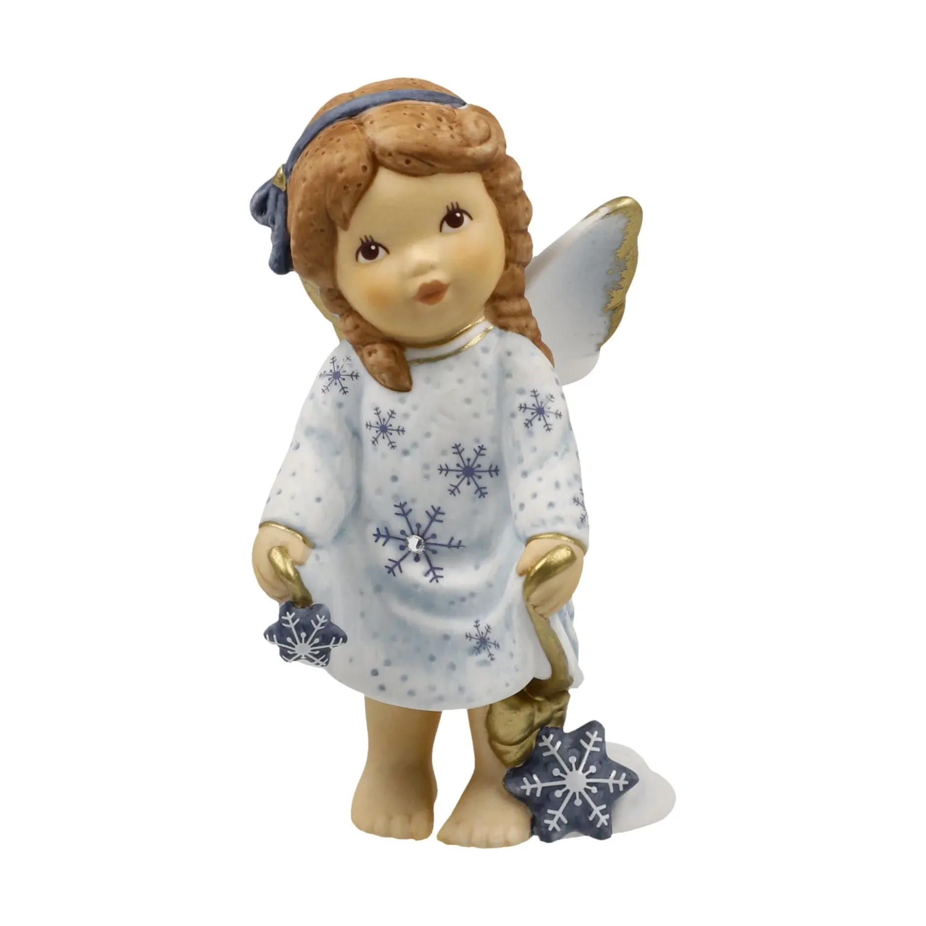 Porzellan Figur 'Winterzauber' von Julia E. Limpke 4,5x10x5cm