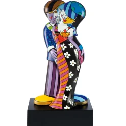 Porzellan Figur 'Wir beide für immer' von Romero Britto 35x68x28cm