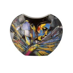 Porzellan Vase 'Abstract Queen' von Lana Frey 11,5x21x26,5cm