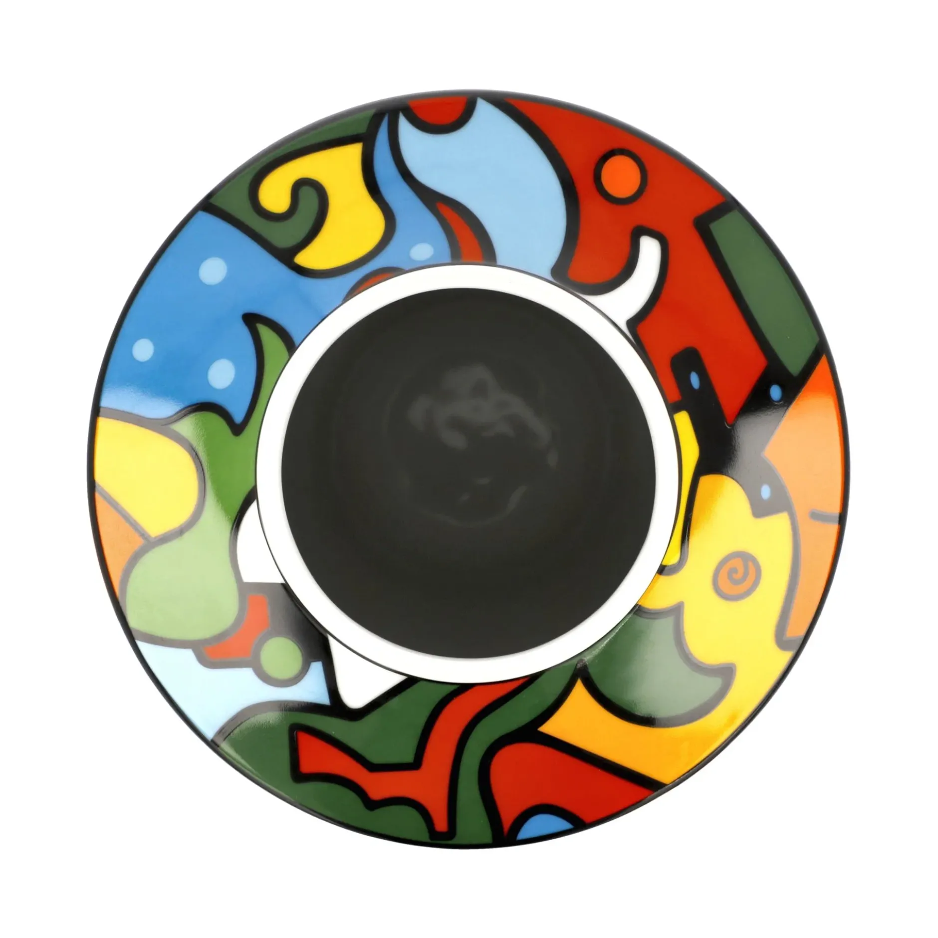 Porzellan Vase 'Abstract Vision' von Billy the Artist 16x24x16cm