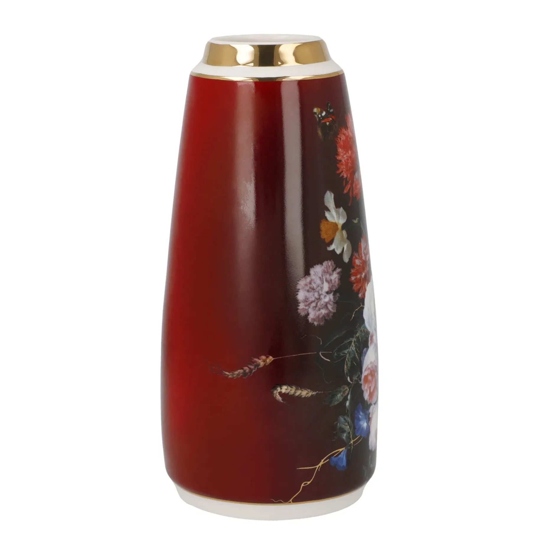 Porzellan Vase 'Baroque Bloom' von Jan Davidsz de Heem 9x18,5x9cm