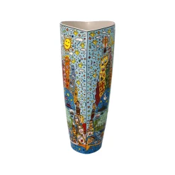 Porzellan Vase 'Big Apple Liberty' von James Rizzi 11x28x15cm