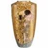 Porzellan Vase 'Füreinander bestimmt' von Gustav Klimt 29,5x55x29,5cm