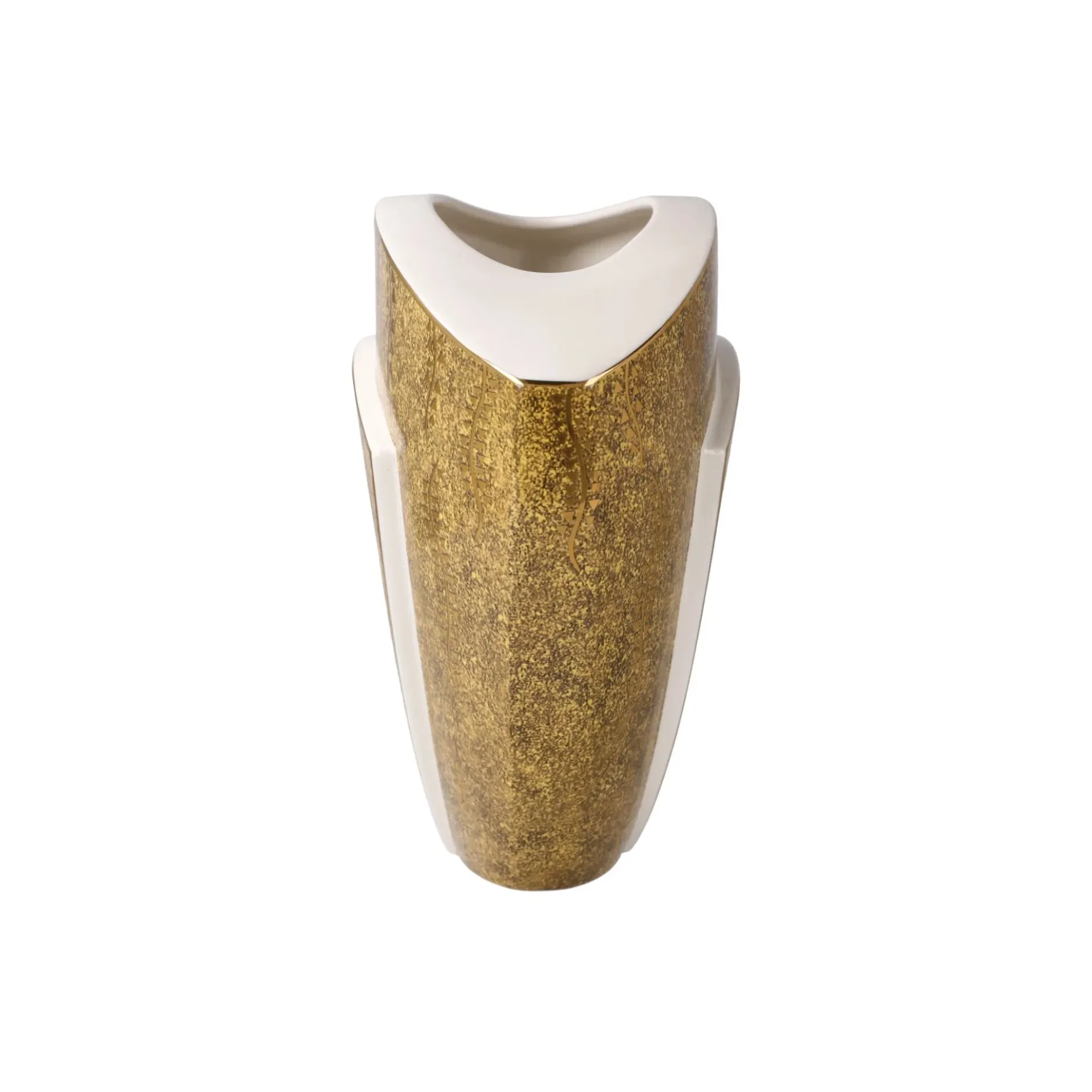 Porzellan Vase 'Golden Affection' von Gustav Klimt 10x20x22cm