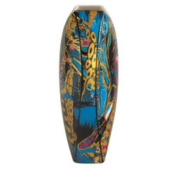 Porzellan Vase 'Golden Muse Aphrodite' von Lana Frey 11x30x22cm