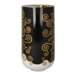 Porzellan Vase 'Golden Spiral Tree' von Gustav Klimt 12x25,5x12cm