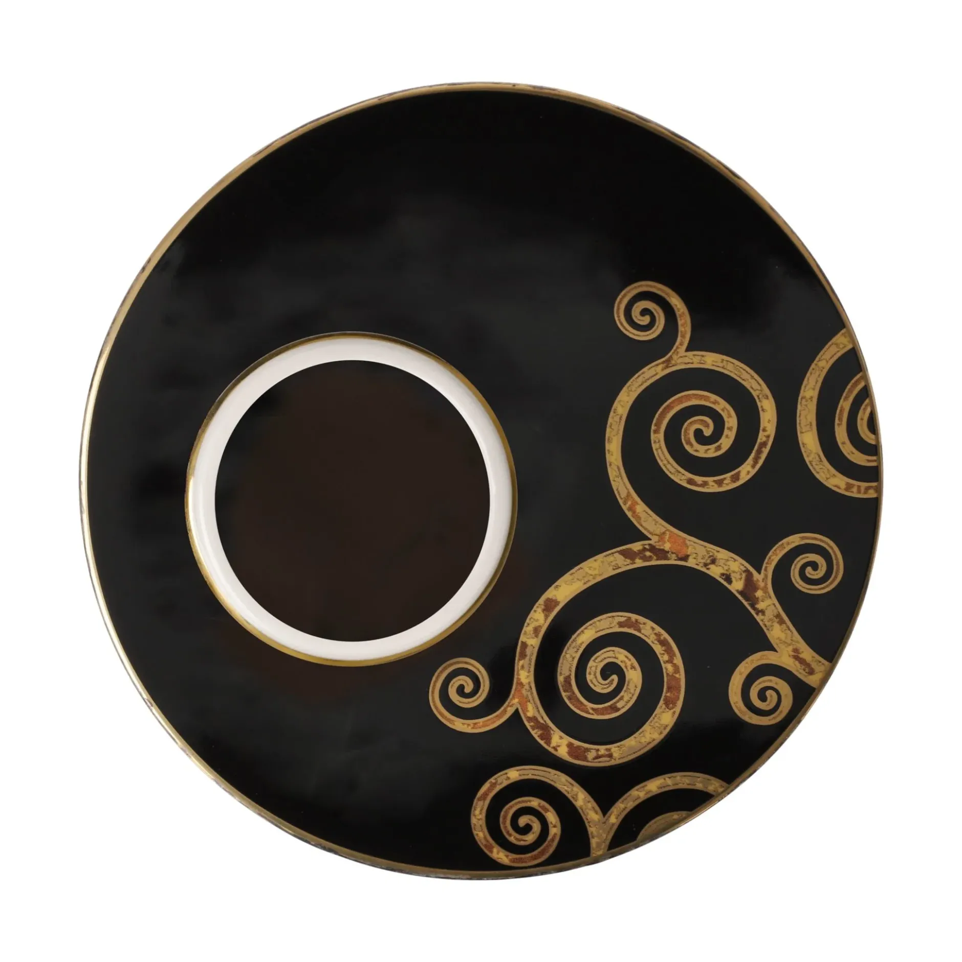 Porzellan Vase 'Golden Spiral Tree' von Gustav Klimt 12x25,5x12cm