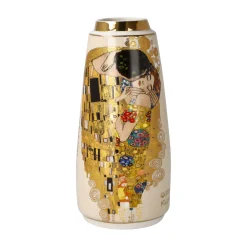Porzellan Vase 'Klimt’s Passion' von Gustav Klimt 9x18,5x9cm