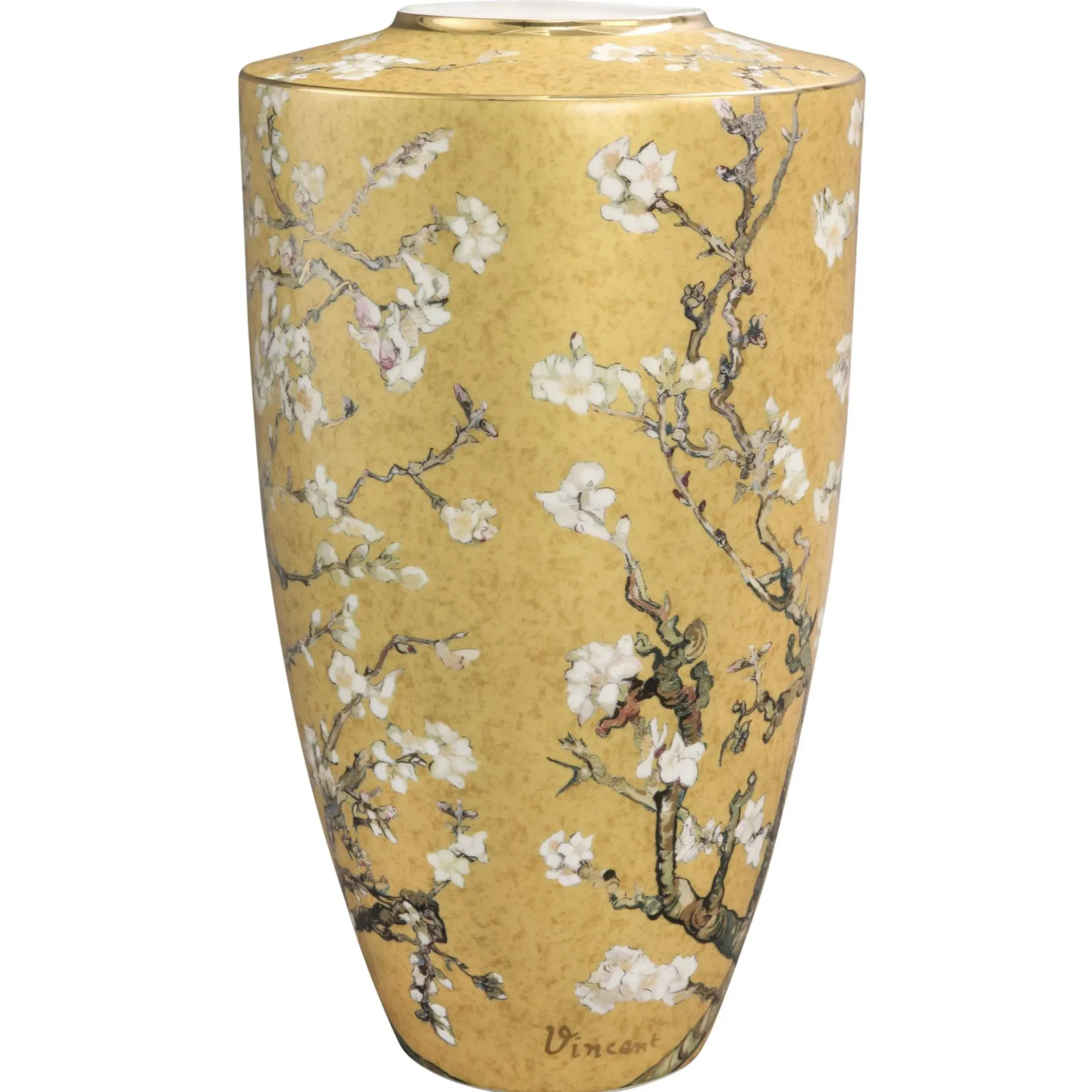 Porzellan Vase 'Kostbare Natur 2' von Vincent van Gogh 29,5x55x29,5cm