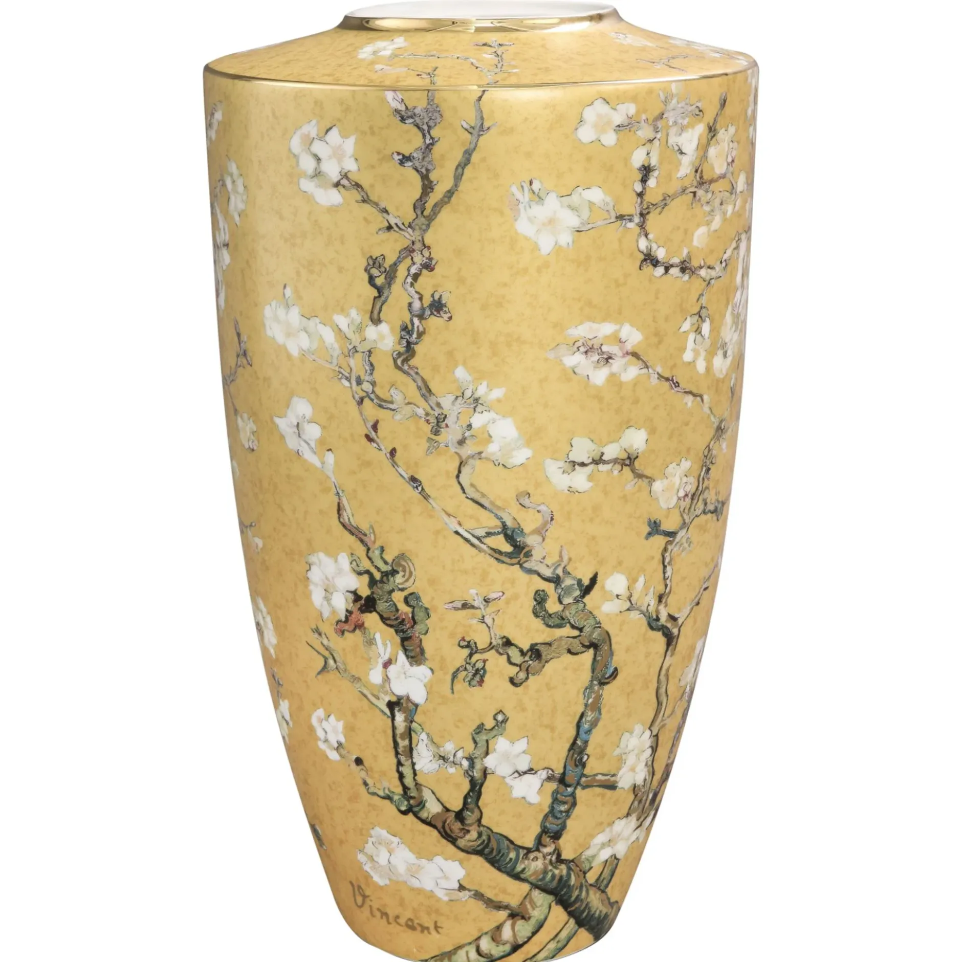 Porzellan Vase 'Kostbare Natur 2' von Vincent van Gogh 29,5x55x29,5cm