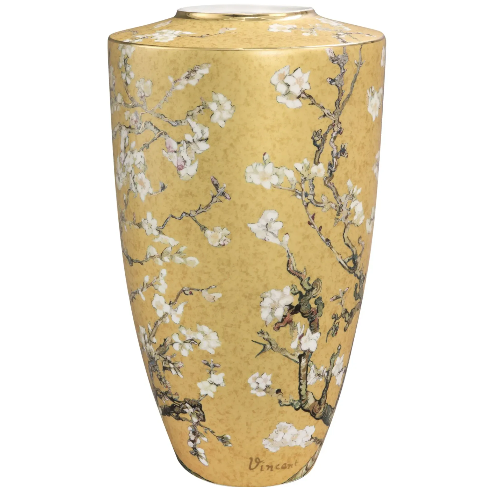 Porzellan Vase 'Kostbare Natur 2' von Vincent van Gogh 29,5x55x29,5cm