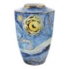Porzellan Vase 'Leuchtende Sterne' von Vincent van Gogh 16x24x16cm