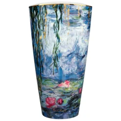 Porzellan Vase 'Magische Schönheit 2' von Claude Monet 20x50x27,5cm