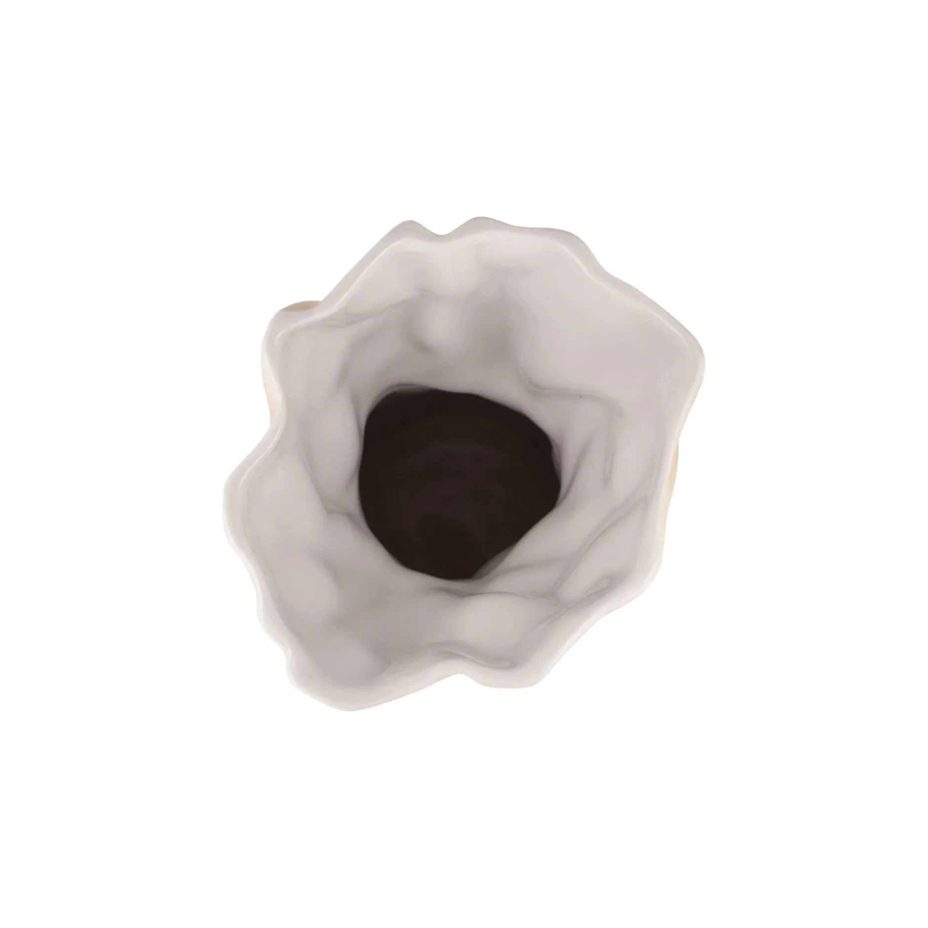 Porzellan Vase 'Marbling Form' von Goebel 11x30x11,5cm
