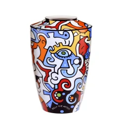 Porzellan Vase 'Pop Art Fusion' von Goebel 27,5x42x27,5cm