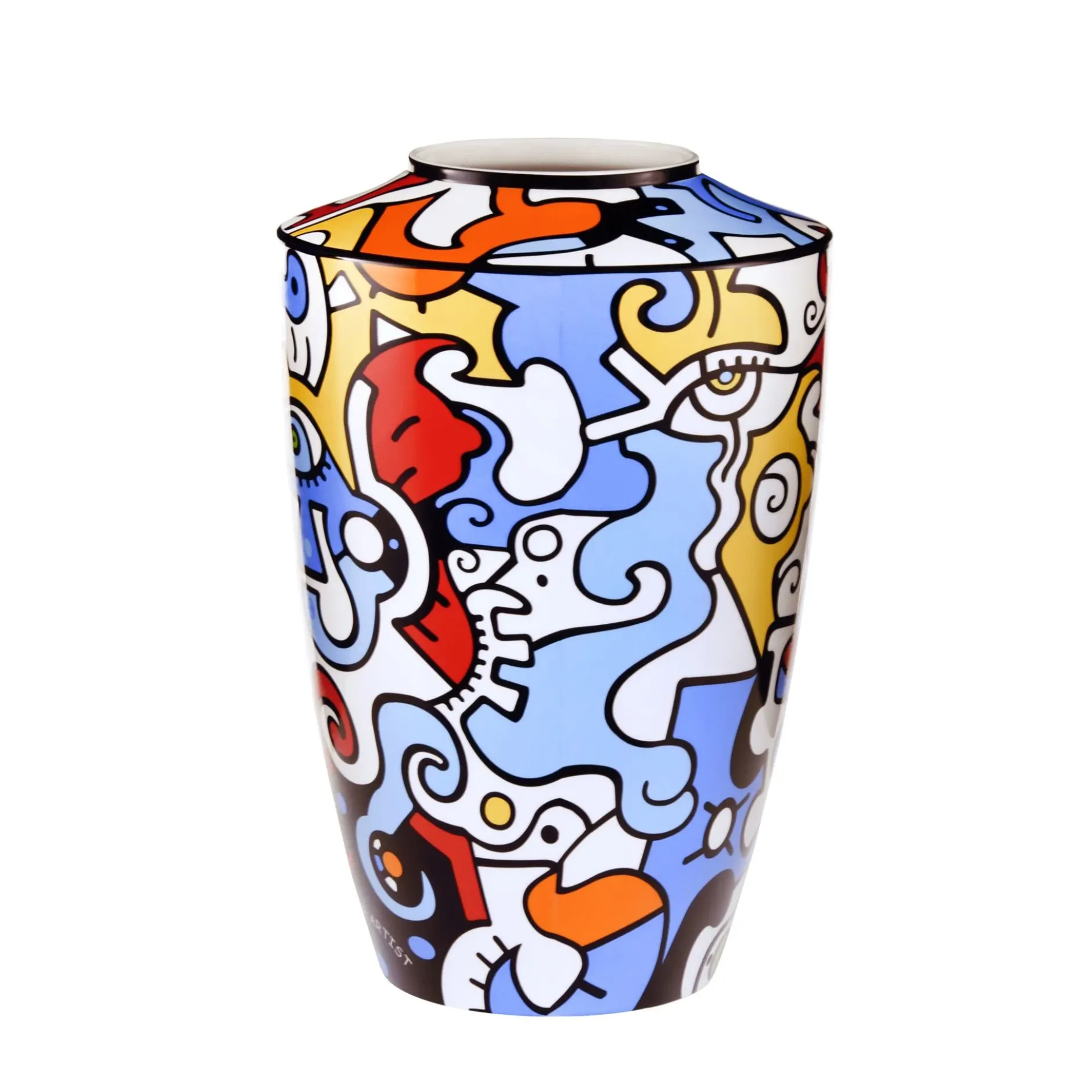 Porzellan Vase 'Pop Art Fusion' von Goebel 27,5x42x27,5cm