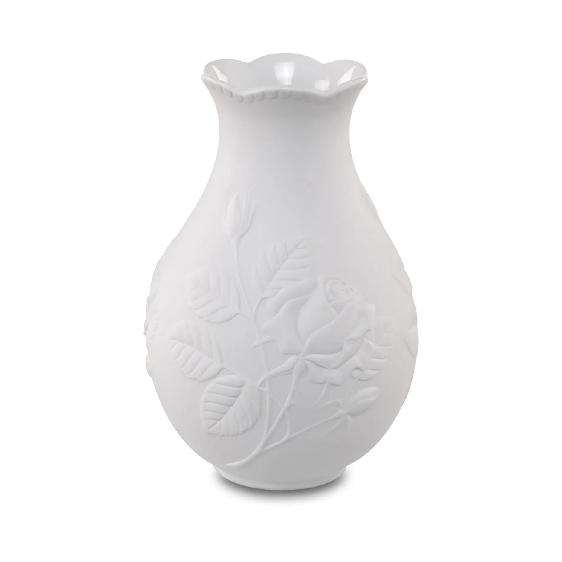 Porzellan Vase 'Rose Whisper' von Goebel 12x18x12cm