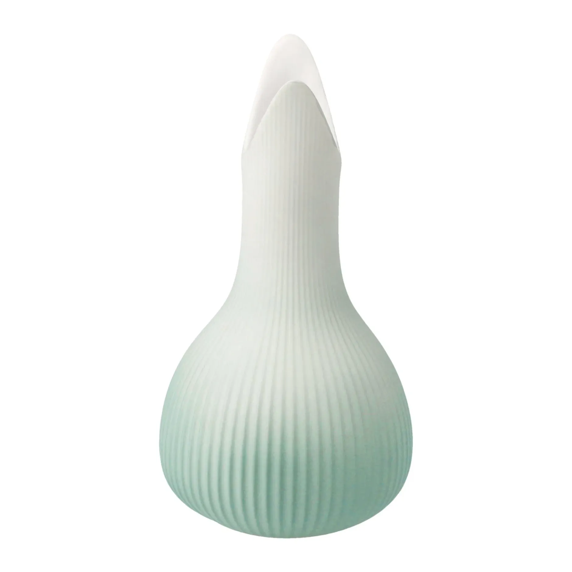 Porzellan Vase 'Serene Peak Raindrop' von Gabriele Strehle 8x15x8cm