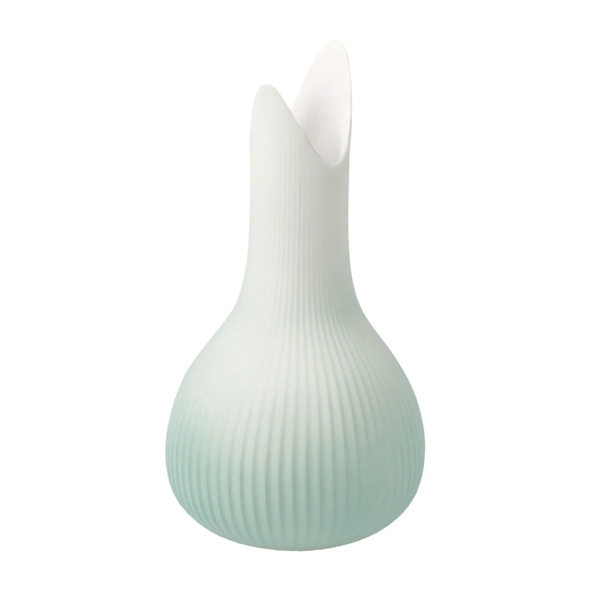 Porzellan Vase 'Serene Peak Raindrop' von Gabriele Strehle 8x15x8cm